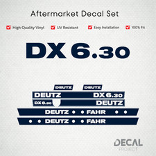 Deutz-Fahr DX 6.30 Decal Kit -