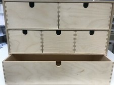 Ikea Holztruhe mit 6