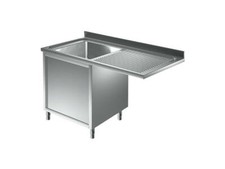 Spülcenter 1400 x 600 für Spülmaschine Gastro Spüle Spültisch mit 1 Becken links