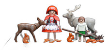 Playmobil Rotkäppchen Märchen Figur Wald Wichtel Rentier