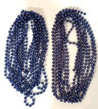 2  Kugelgirlanden Advent Weihachten Perlen lila je ca. 5 m