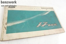 Ford 17M Bedienungsanleitung Betriebsanleitung /Wartungsheft ✔