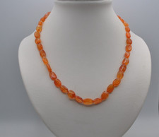 Carnelian Oval Necklace with