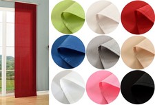 Schiebegardine Flächenvorhang Wildseide Optik Vorhang 245x60 cm -85620-