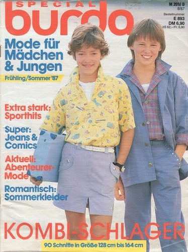 Burda special 1987 mode - burda, 08/1987