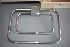 Grohe Doppel Handtuchhalter Handtuchring Vintage unverbaut Chrom Messing #B2