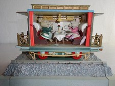 Enesco Spieluhr Eisenbahn -  Anhänger  -  Mäuse  - BASTELWARE