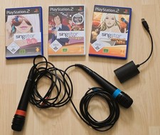 Sony Playstation 2 Singstar 2x Mikrofon  und 3 Spiele PS 2