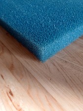 Filterschaumatte Blau zuschneidbar 100x98x3cm Mittlere Porendichte Neu Unbenutzt