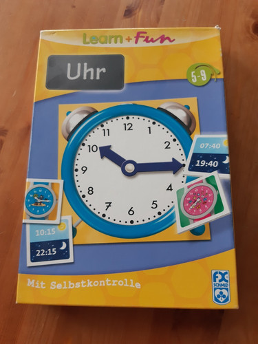 Schmid lernspiel uhr - "uhr",