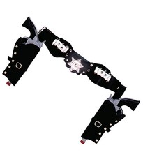 Cowboy Doppel Pistolenhalter