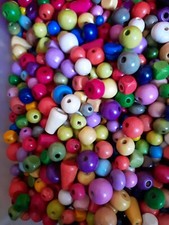 100 g Holzperlen Bunte