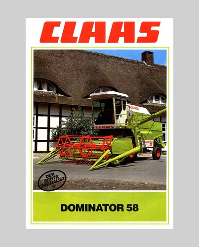 Claas dominator - dominator, 58 