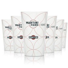6x Martini Becher 0,33l