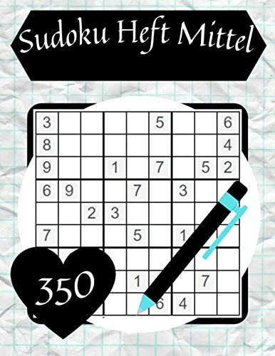 Sudoku heft mittel 350 - sudoku, mittel: