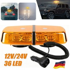 36LED 12V Rundumleuchte Magnet