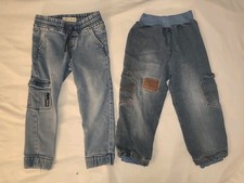 Jeanshosen Jeans Hosen Junge Cargo Playful Denim Handmade 110