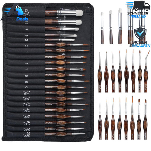 Pinselset teilig drybrush - pinselset, 21-teilig