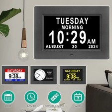 Digitale Wanduhr Tagesuhr LED