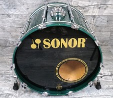 Sonor FG-322 Force 3000 Bass Drum 22" x 16" Stain Mint Made in Germany Vintage