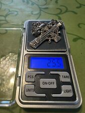 Antikes russisch orthodoxes Kreuz Silber
