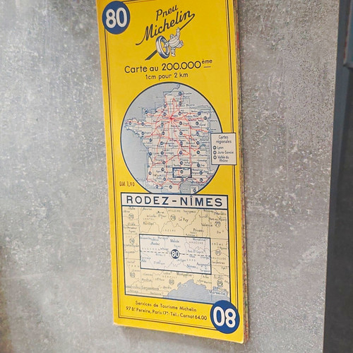 Michelin straßenkarte 80 - straßenkarte, nr.