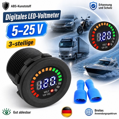 Voltanzeige spannungsmesser - voltanzeige,