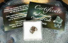 1 Stück Meteorit in Box Eisenmeteorit Campo del Cielo Meteorite Sternschnuppe