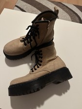 Damen Schnürrboots beige