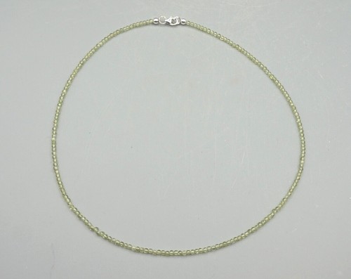 Kette halskette peridot kugeln - halskette,
