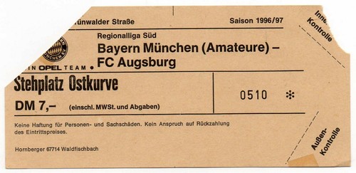 Ticket bayern münchen - ticket,