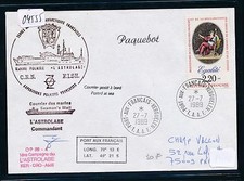 06363) Antarktis Frankreich Expedition TAAF Astrolabe signed 27.7.89