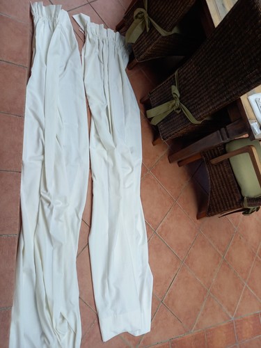 Gardinenschals beige gestreift
