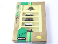 Minitrix N 11012 Zugset Dampflok Glaskasten T2 6081 KPEV + 5 Güterwagen