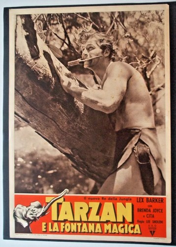 Fotobusta tarzan und - tarzan, blaue