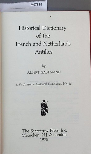 Historical dictionary the - of,