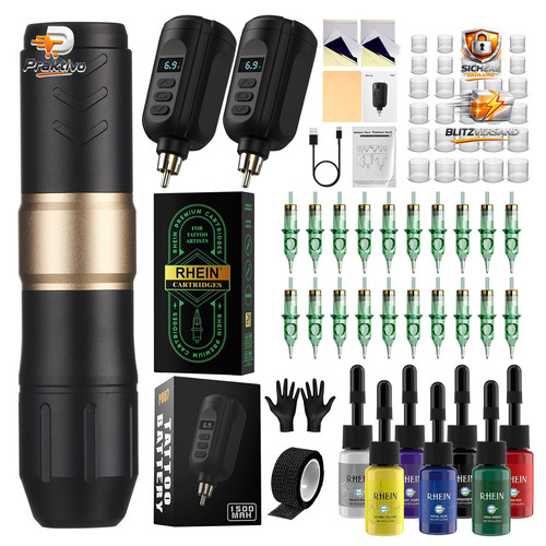 Tattoo maschine set kabellos - tattoo,