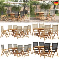 5/7tlg. Garten Essgruppe Tisch