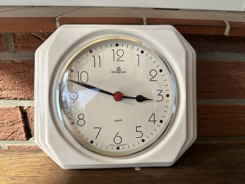 Dugena wanduhr keramik - wanduhr,