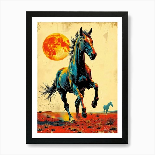 Horse run creative - run, p