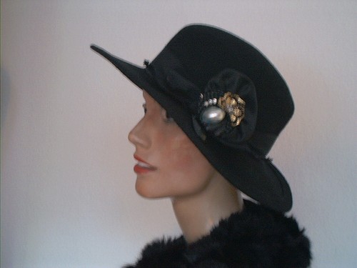 Schicker damenhut schwarz - schicker,