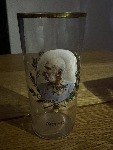 Glas mit franz joseph - franz, i.