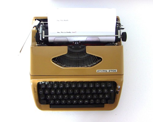 Cursive script typewriter - script,