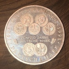 10 Deutsche Mark Silber Münze