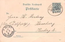 746453) DR Krone Adler Bahnpostkarte Kiel - Lübeck Zug 677 8.6.93