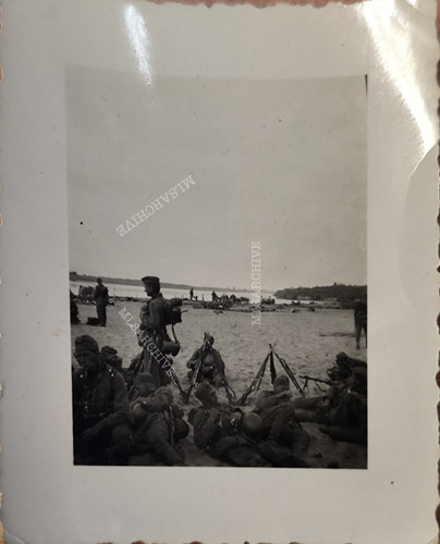 Foto soldaten rast - rast, küste
