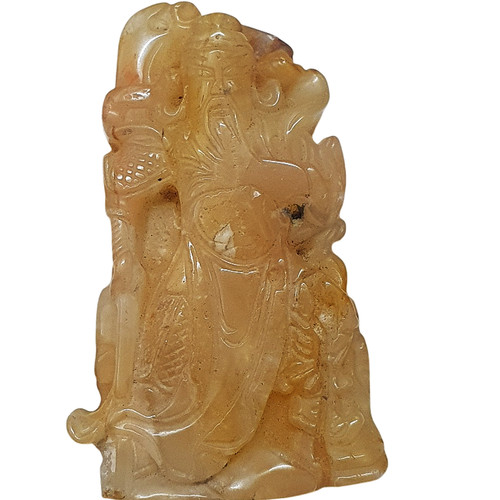 China honigfarbene jade figur - china-honigfarbene,
