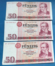 DDR 50 Mark Schein Geldschein