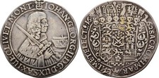 Sachsen Dresden Taler 1662 Johann Georg II., 1656-1680 Original Münze #AND60