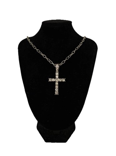 Kreuzkette mit strass - kreuzkette,